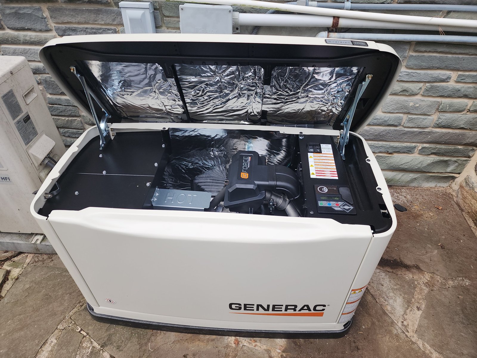 Generac standby generator installed by Geib's Electric